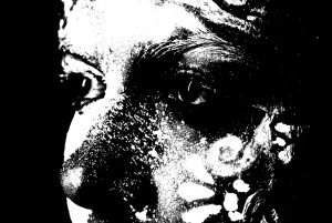II m Tarnów 1) Magdalena Kordela portret w technice grafizacji, tytuł Głębia spojrzenia - The depth of the gaze